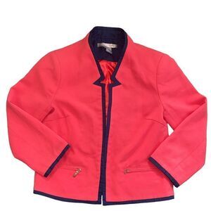 Forever 21 80s Inspired Red/ Navy Blazer XS